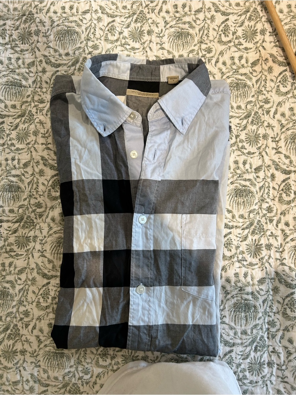 Burberry Men’s Button-Down Shirt - 100% Cotton - Picture 6 of 9